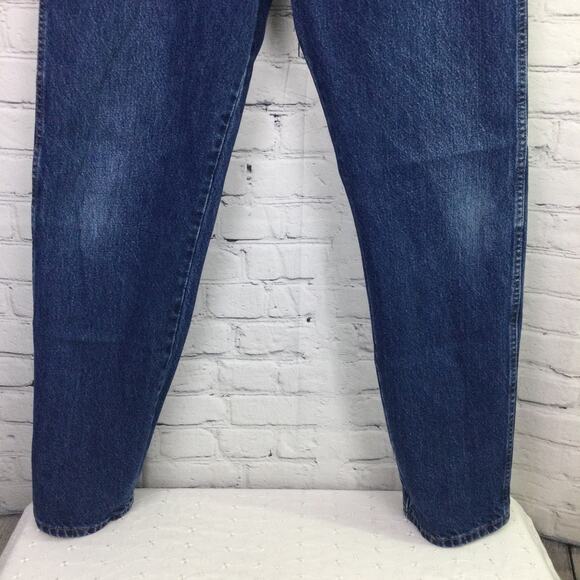 Wrangler Men's Cowboy Medium Wash 5 Pocket Cotton Straight Leg Blue Jeans 34 - Picture 3 of 10